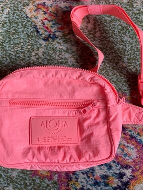 ALOHAS Neon Pink Crossbody Fanny Pack